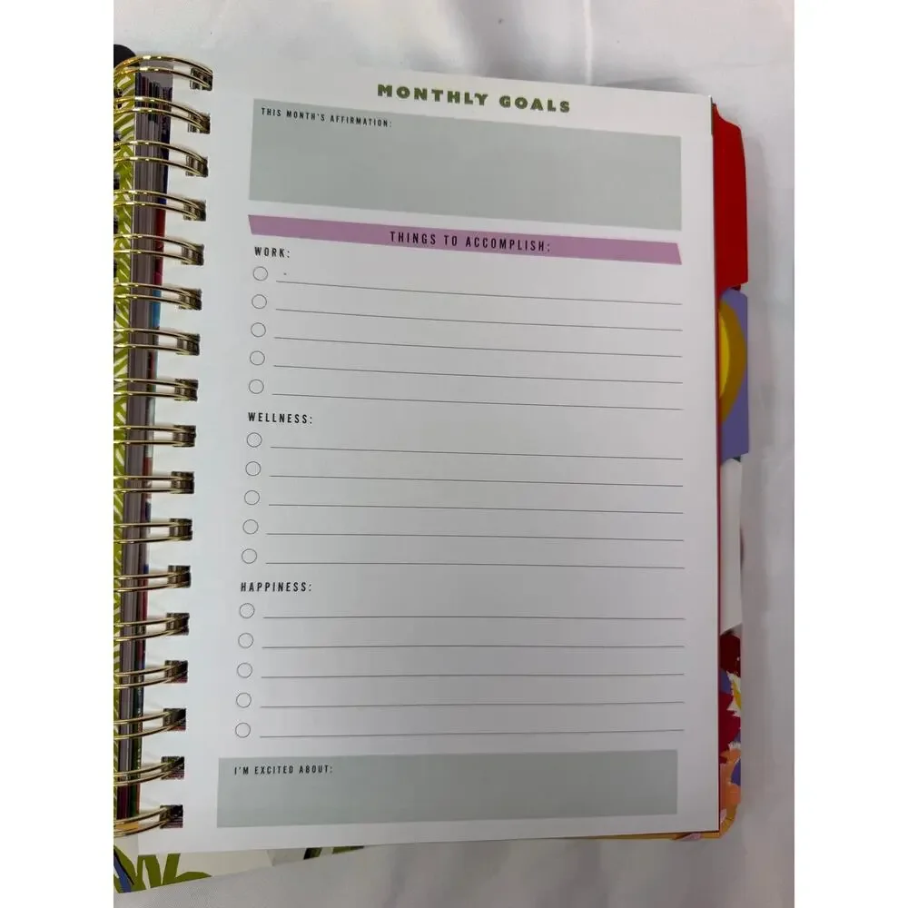 NEVER USED Tabitha Brown for Target Planner and 3 pc Journal Set
